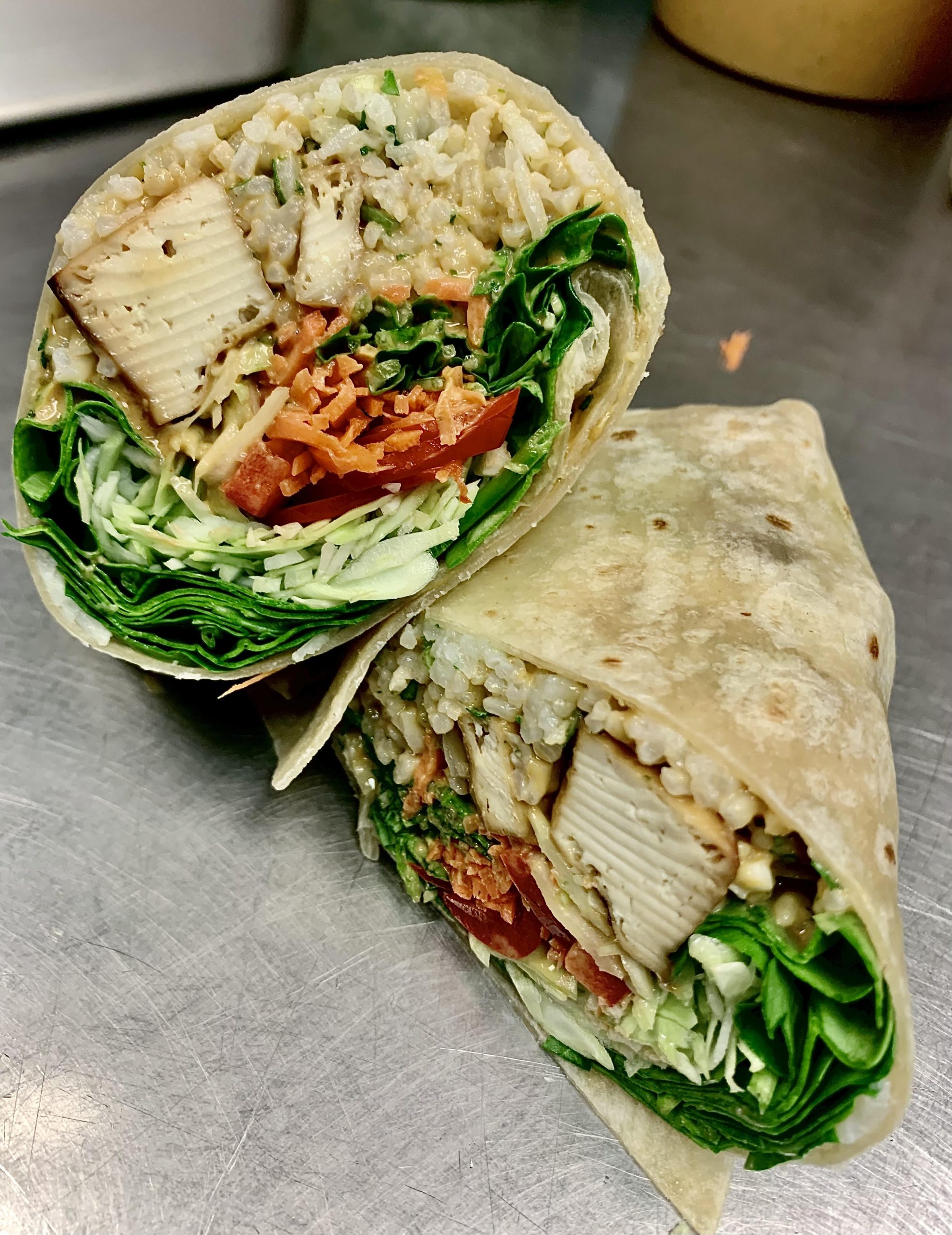 thai peanut wrap